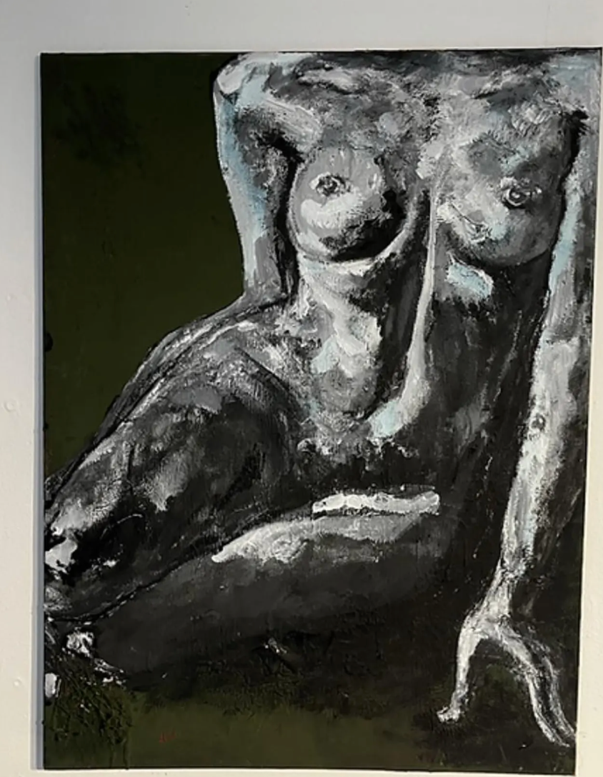 Fragment of a woman Artprint