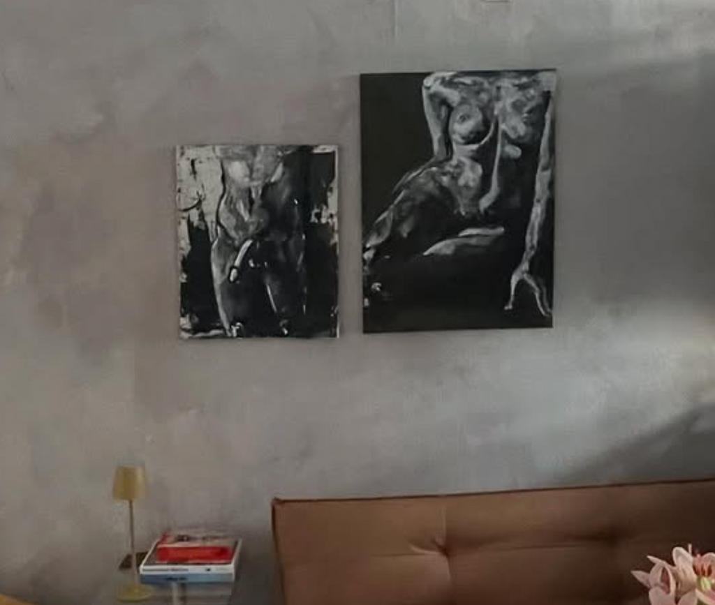 Fragment of a woman Artprint