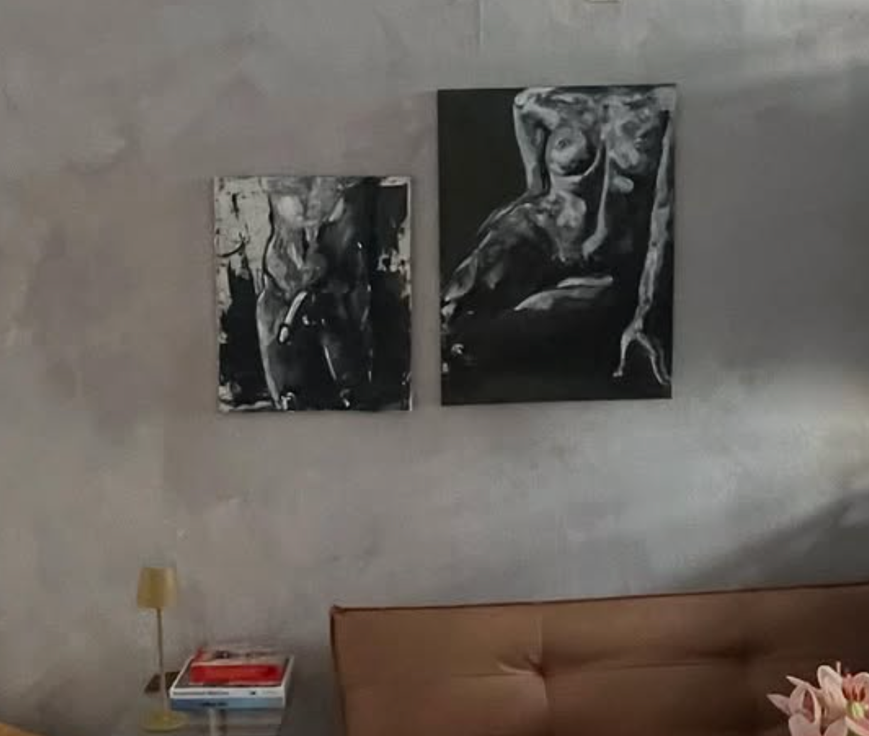 Fragment of a woman Artprint