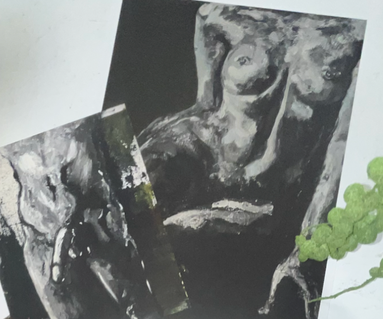 Fragment of a woman Artprint